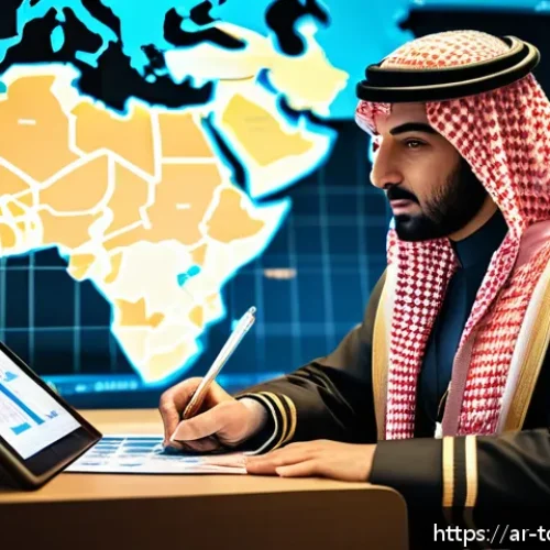 top war 전쟁 승리 보상 - A strategic war room scene featuring an Arabic commander in traditional attire with subtle modern mi...